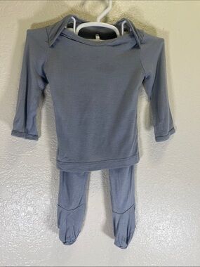 solly baby Light Blue Modal Baby Top and Pants size 3-6